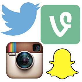 snapchat-twitter-instagram-vine-logot